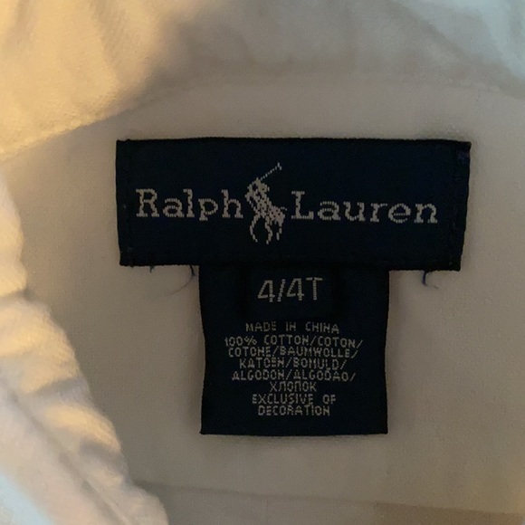 RALPH LAUREN KIDS BOYS SHIRT SZ 4/4T - Picture 2 of 7